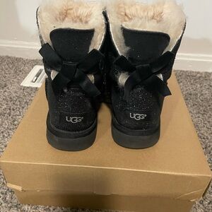 UGG women’s Black Sparkle Boots
